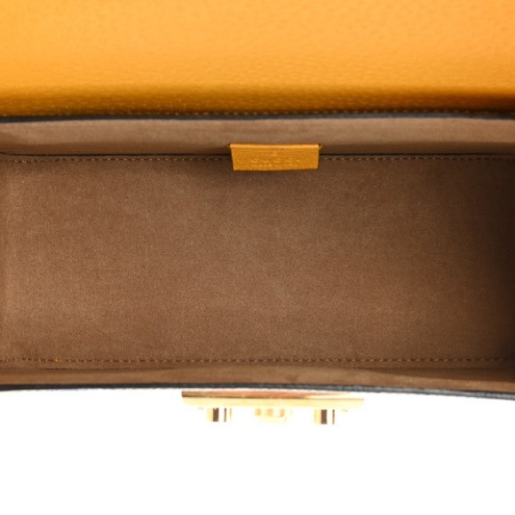 Authentic Gucci Monogram Floral Padlock Purse - Picture 5 of 14